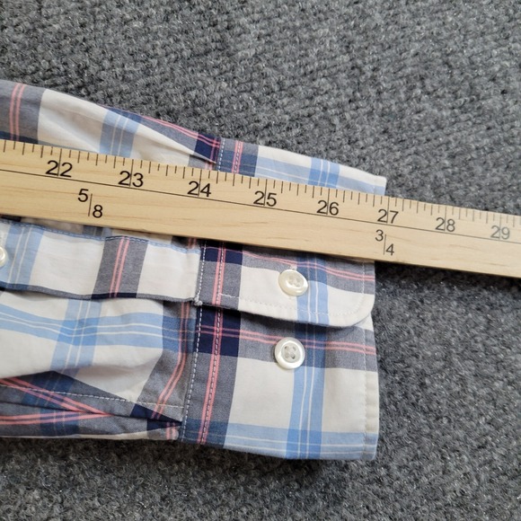 Bonobos Shirt Mens XL Slim Fit Colorful Plaid 100% Lightweight Cotton - Picture 8 of 9